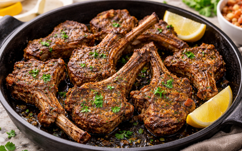 Gulf-Style Spiced Lamb Chops