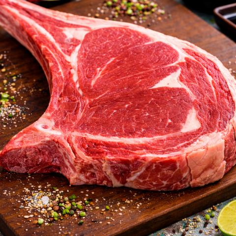 Halal Beef Ribeye Steak (Bone In)