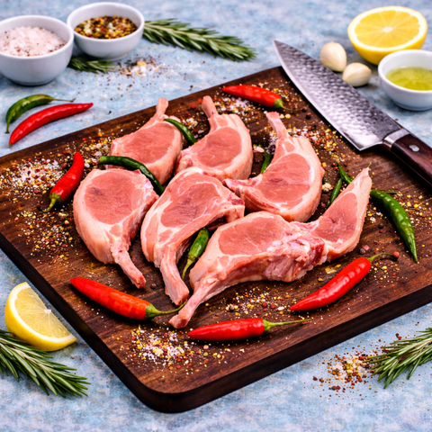 Halal Lamb Front Chops