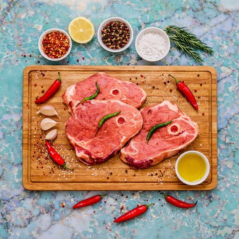 Halal Lamb Leg Steaks