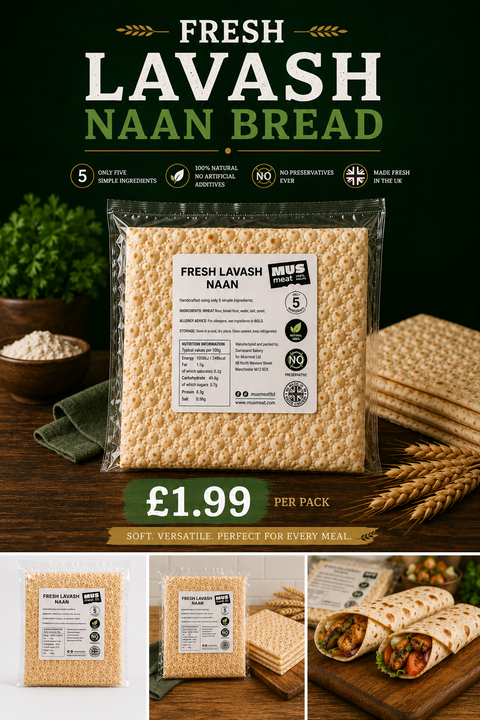 Fresh Lavash Naan Bread hero (mobile)