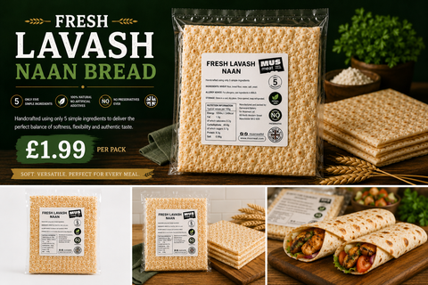Fresh Lavash Naan Bread hero
